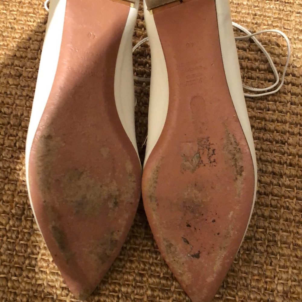 Aquazzura Christy Lace Up Flats - Picture 7 of 9